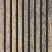 WALLNITE DESIGN LINE cerny filc CPL DUB HALIFAX TABAKOVY 400x400x21