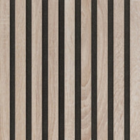 WALLNITE DESIGN LINE cerny filc CPL BARDOLINO 400x400x21