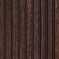 WALLNITE DESIGN LINE cerna HDF kasir ORECH RUSTIKALNI 400x400x21