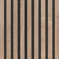 WALLNITE DESIGN LINE cerny filc CPL DUB PRIRODNI 400x400x21