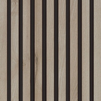 WALLNITE DESIGN LINE cerna HDF CPL BUK PRIRODNI 400x400x21