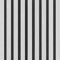 WALLNITE DESIGN LINE cerny filc CPL BILA POR 400x400x21