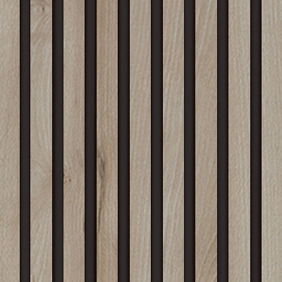 WALLNITE DESIGN LINE cerna HDF CPL BUK PRIRODNI 400x400x21